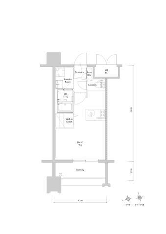 福岡県福岡市博多区住吉２ 博多駅 ワンルーム マンション 賃貸物件詳細