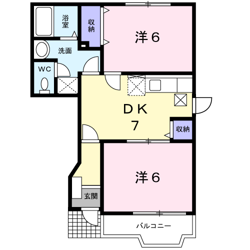 愛知県豊橋市西高師町字船渡 芦原駅 2DK アパート 賃貸物件詳細