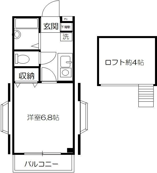 東京都国立市北２ 国立駅 1K アパート 賃貸物件詳細