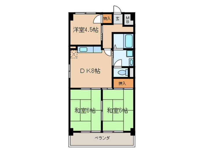 愛知県名古屋市熱田区切戸町２ 日比野駅 3DK マンション 賃貸物件詳細