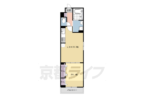 京都府城陽市寺田北東西 寺田駅 1LDK アパート 賃貸物件詳細