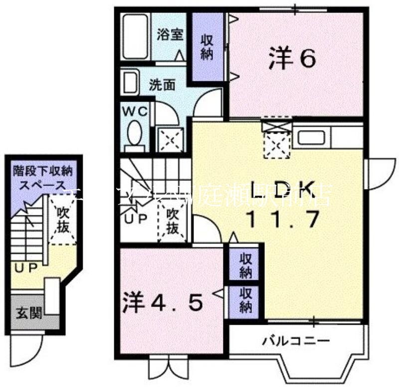 岡山県玉野市西田井地 備前田井駅 2LDK アパート 賃貸物件詳細