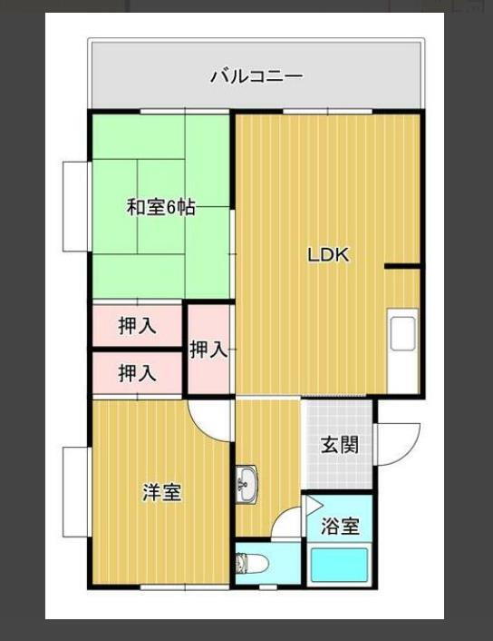 エクセレント花園 3階 2LDK 賃貸物件詳細