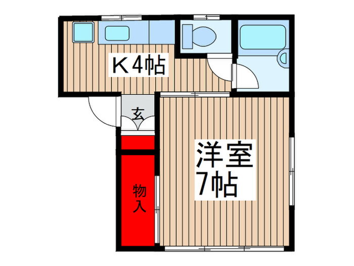 埼玉県川口市芝樋ノ爪２ 蕨駅 1K アパート 賃貸物件詳細