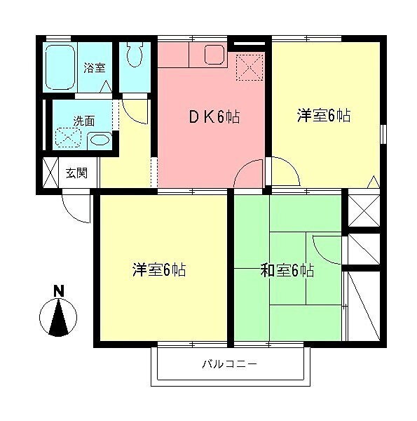 グランドソレイユ 2階 3DK 賃貸物件詳細