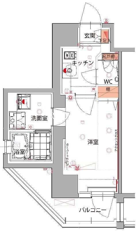 東京都品川区西五反田２ 五反田駅 1K マンション 賃貸物件詳細