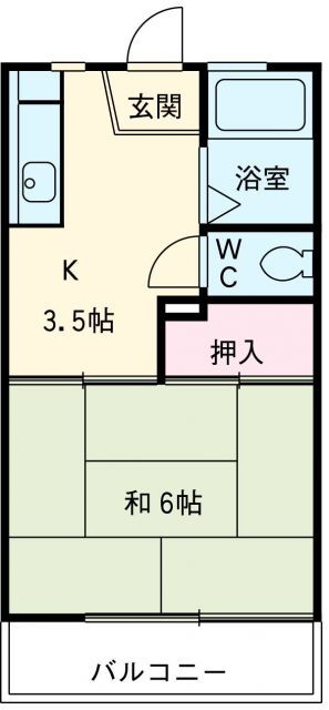 千葉県千葉市中央区矢作町 千葉寺駅 1K アパート 賃貸物件詳細
