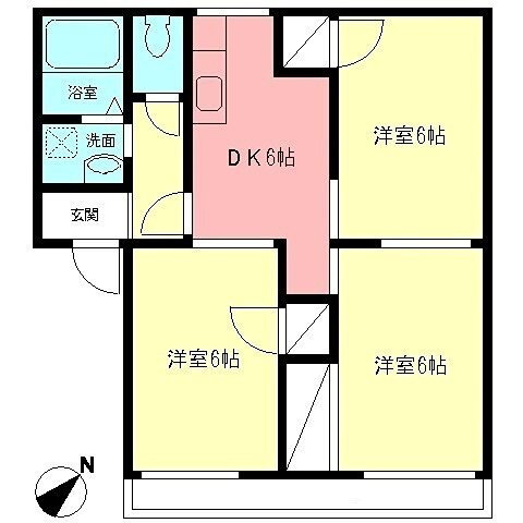神奈川県厚木市戸田 本厚木駅 3DK アパート 賃貸物件詳細