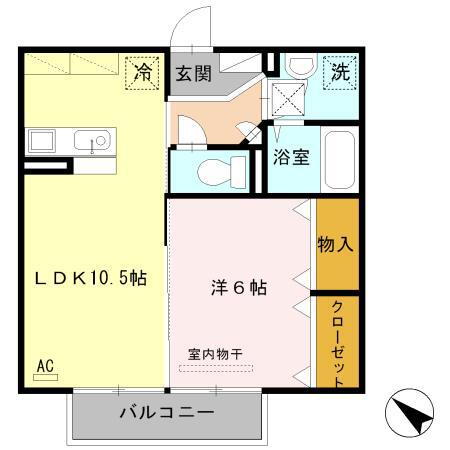 山口県下関市彦島福浦町２ 下関駅 1LDK アパート 賃貸物件詳細