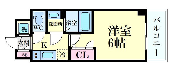 大阪府大阪市西区九条南２ 九条駅 1K マンション 賃貸物件詳細