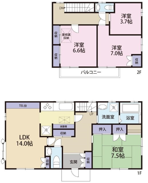 千葉県市川市鬼越２ 鬼越駅 4LDK アパート 賃貸物件詳細