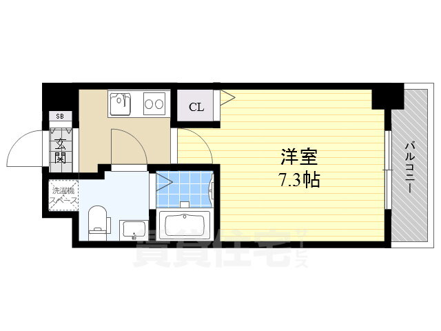 大阪府大阪市此花区西九条２ 西九条駅 1K マンション 賃貸物件詳細