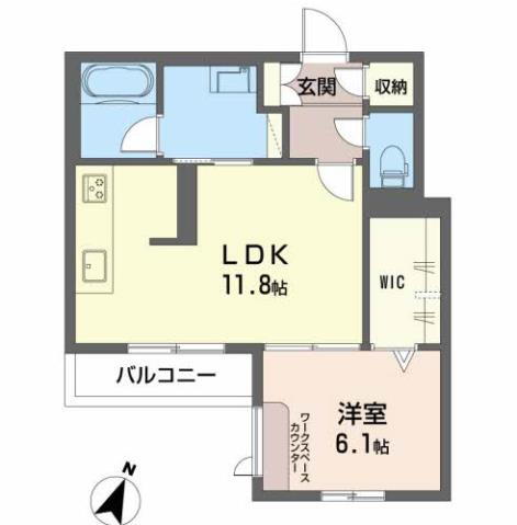 広島県広島市東区牛田中１ 白島駅 1LDK マンション 賃貸物件詳細