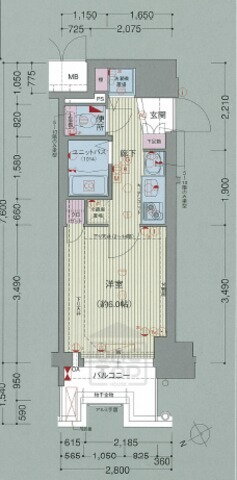 大阪府大阪市浪速区日本橋４ 日本橋駅 1K マンション 賃貸物件詳細