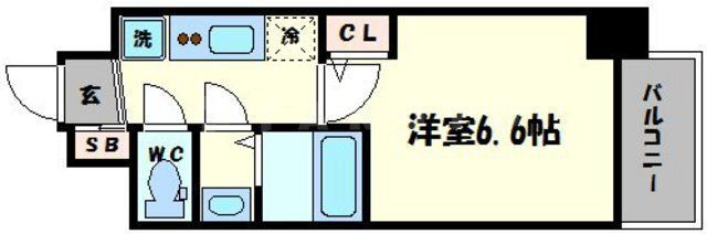 セレニテ谷四 6階 1K 賃貸物件詳細