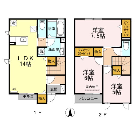 ラフィーナ 1階 3LDK 賃貸物件詳細