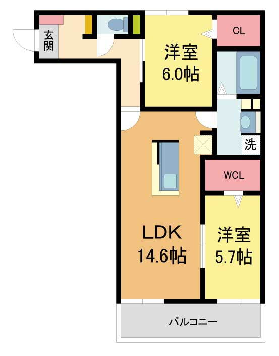兵庫県芦屋市大原町 芦屋駅 2LDK アパート 賃貸物件詳細