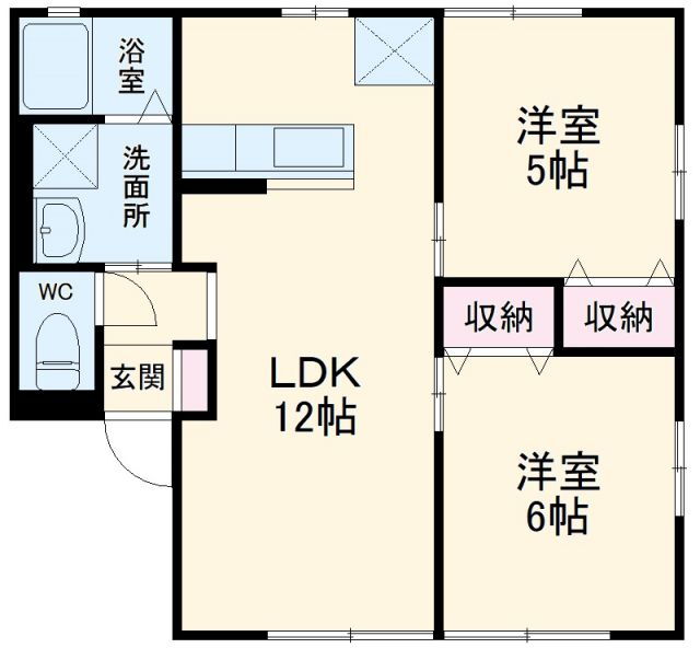 群馬県みどり市笠懸町阿左美 阿左美駅 2LDK アパート 賃貸物件詳細