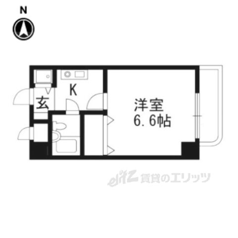 京都府京都市下京区朱雀分木町 丹波口駅 1K マンション 賃貸物件詳細
