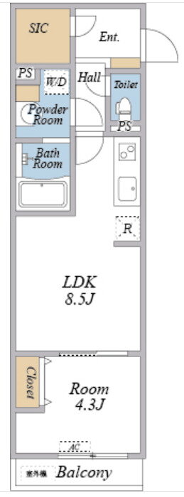 東京都北区志茂５ 赤羽駅 1LDK マンション 賃貸物件詳細