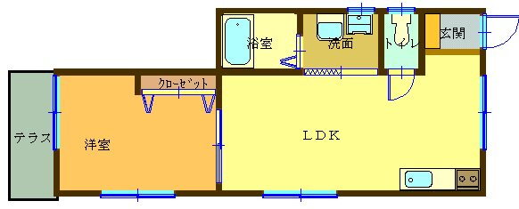 アイヒルズ 1階 1LDK 賃貸物件詳細