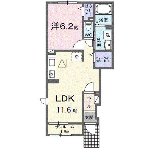 宮城県宮城郡利府町神谷沢字化粧坂 岩切駅 1LDK アパート 賃貸物件詳細