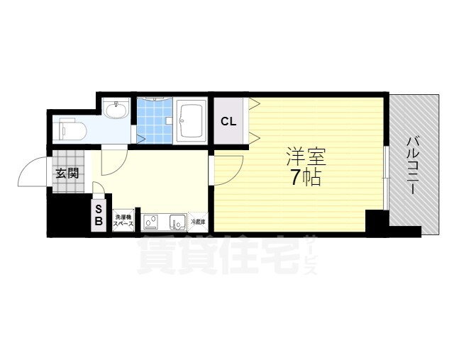 大阪府大阪市福島区海老江５ 海老江駅 1K マンション 賃貸物件詳細