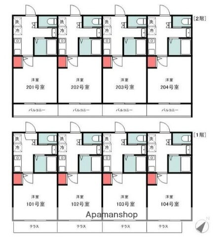 神奈川県横浜市鶴見区岸谷３ 生麦駅 1K アパート 賃貸物件詳細