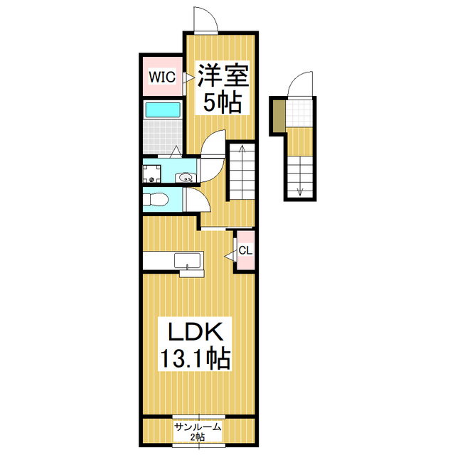 長野県松本市神田１ 松本駅 1LDK アパート 賃貸物件詳細