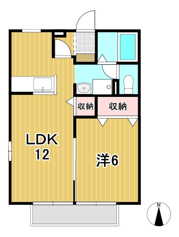 茨城県日立市東滑川町３ 日立駅 1LDK アパート 賃貸物件詳細