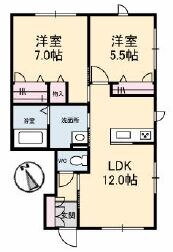 岡山県倉敷市上富井 西富井駅 2LDK アパート 賃貸物件詳細