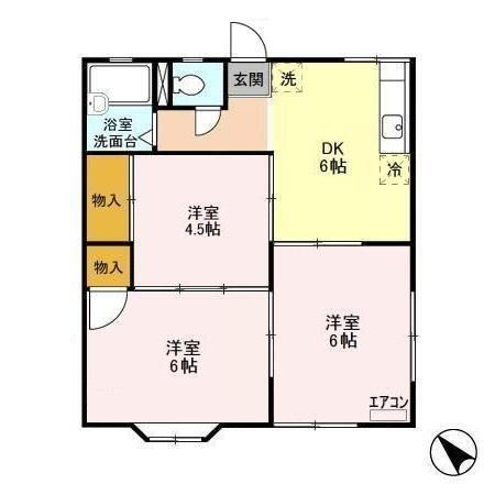 千葉県柏市高南台３ 高柳駅 3DK アパート 賃貸物件詳細