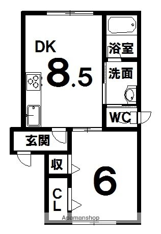 北海道帯広市西七条南１ 帯広駅 1DK アパート 賃貸物件詳細