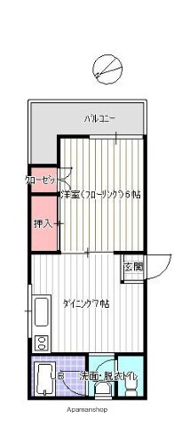 福岡県福岡市南区塩原１ 竹下駅 1DK マンション 賃貸物件詳細