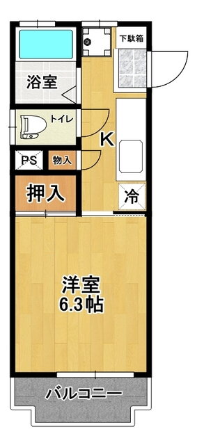 福島県郡山市安積２ 安積永盛駅 1K アパート 賃貸物件詳細