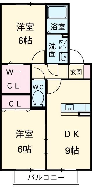 プレミアム　タウン 2階 2DK 賃貸物件詳細