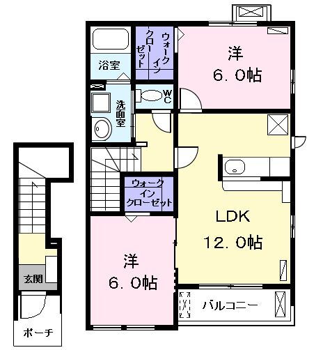 愛知県名古屋市港区七反野１ 港北駅 2LDK アパート 賃貸物件詳細