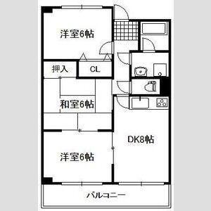滋賀県大津市大将軍１ 瀬田駅 3DK マンション 賃貸物件詳細