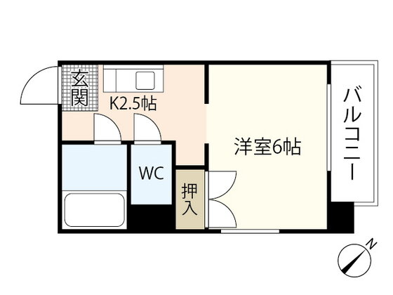 広島県広島市中区東白島町 広島駅 1K マンション 賃貸物件詳細