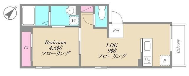 東京都大田区西蒲田１ 池上駅 1LDK アパート 賃貸物件詳細