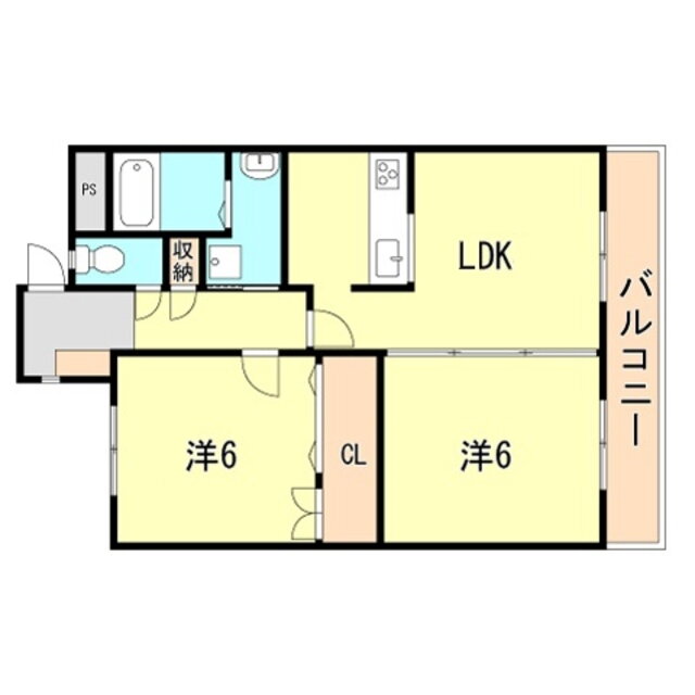 兵庫県神戸市中央区御幸通５ 神戸三宮駅 2LDK マンション 賃貸物件詳細