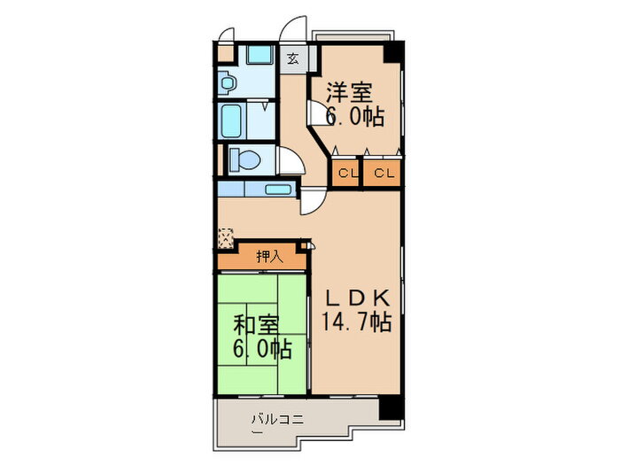 福岡県糟屋郡志免町別府１ 原町駅 2LDK マンション 賃貸物件詳細