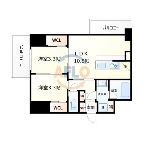 大阪府大阪市浪速区桜川１ 桜川駅 2LDK マンション 賃貸物件詳細