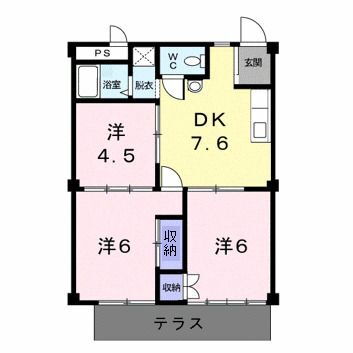 三重県鈴鹿市白子町 白子駅 3DK アパート 賃貸物件詳細
