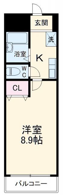 ＤＲＥＡＭ　ＯＮＥ 4階 1K 賃貸物件詳細