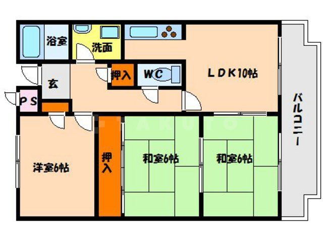 大阪府吹田市山田西１ 山田駅 3LDK マンション 賃貸物件詳細