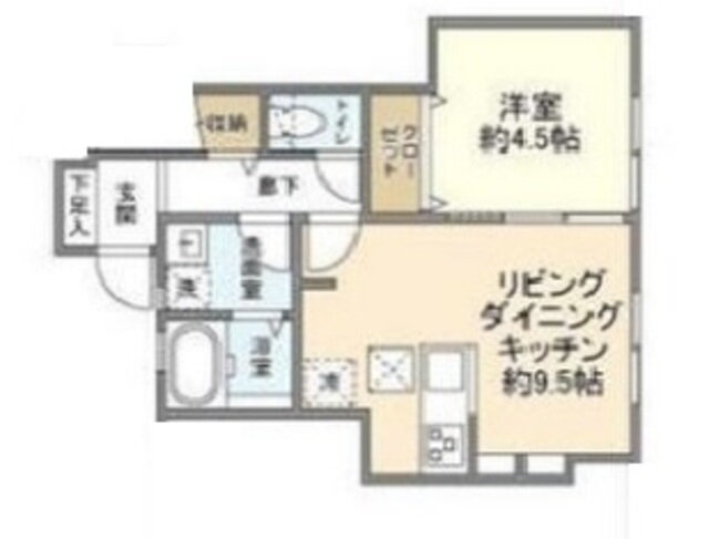 東京都世田谷区中町４ 上野毛駅 1LDK アパート 賃貸物件詳細