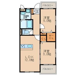 エルティアラ上富野 2階 2LDK 賃貸物件詳細