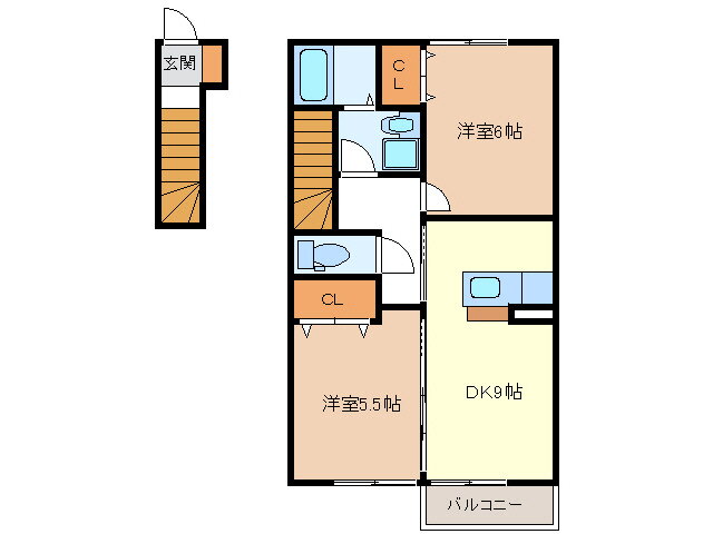 三重県津市高茶屋１ 高茶屋駅 2DK アパート 賃貸物件詳細