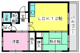 福岡県福岡市東区三苫５ 三苫駅 2LDK マンション 賃貸物件詳細